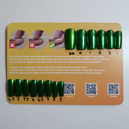 Ready to wear "beetle" press-on nails 2