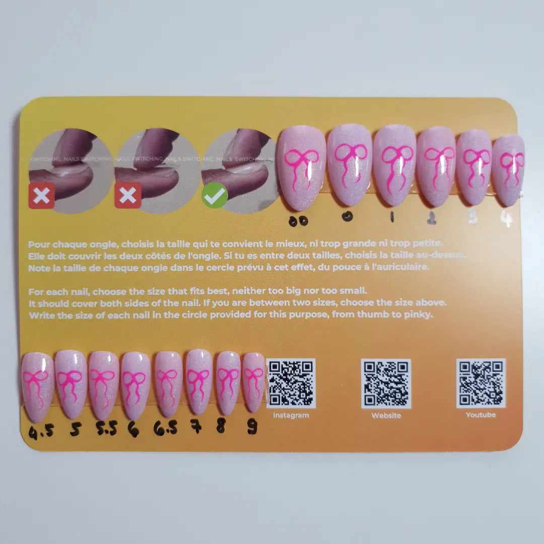 Pink ribbon set photo 3