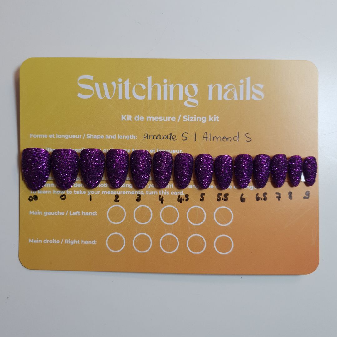 Ready to wear "prom dress" press-on nails 1
