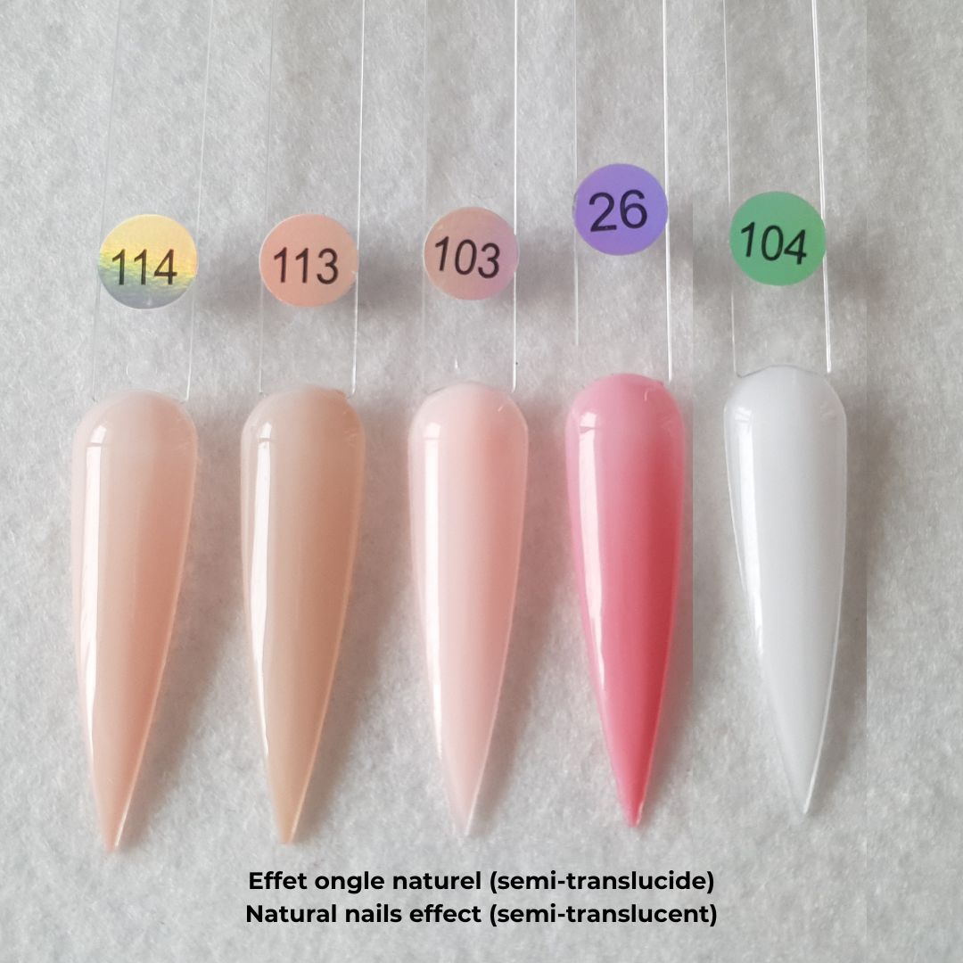 Natural nails colors