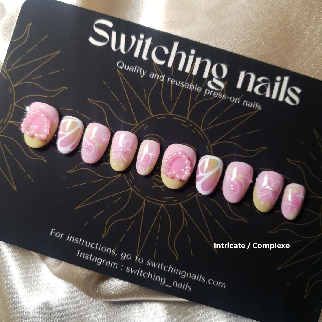 Custom press-on nails example 2