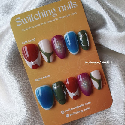 Custom press-on nails example 4
