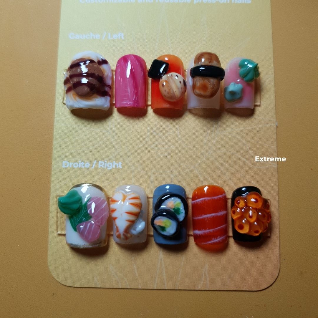 Custom press-on nails example 5