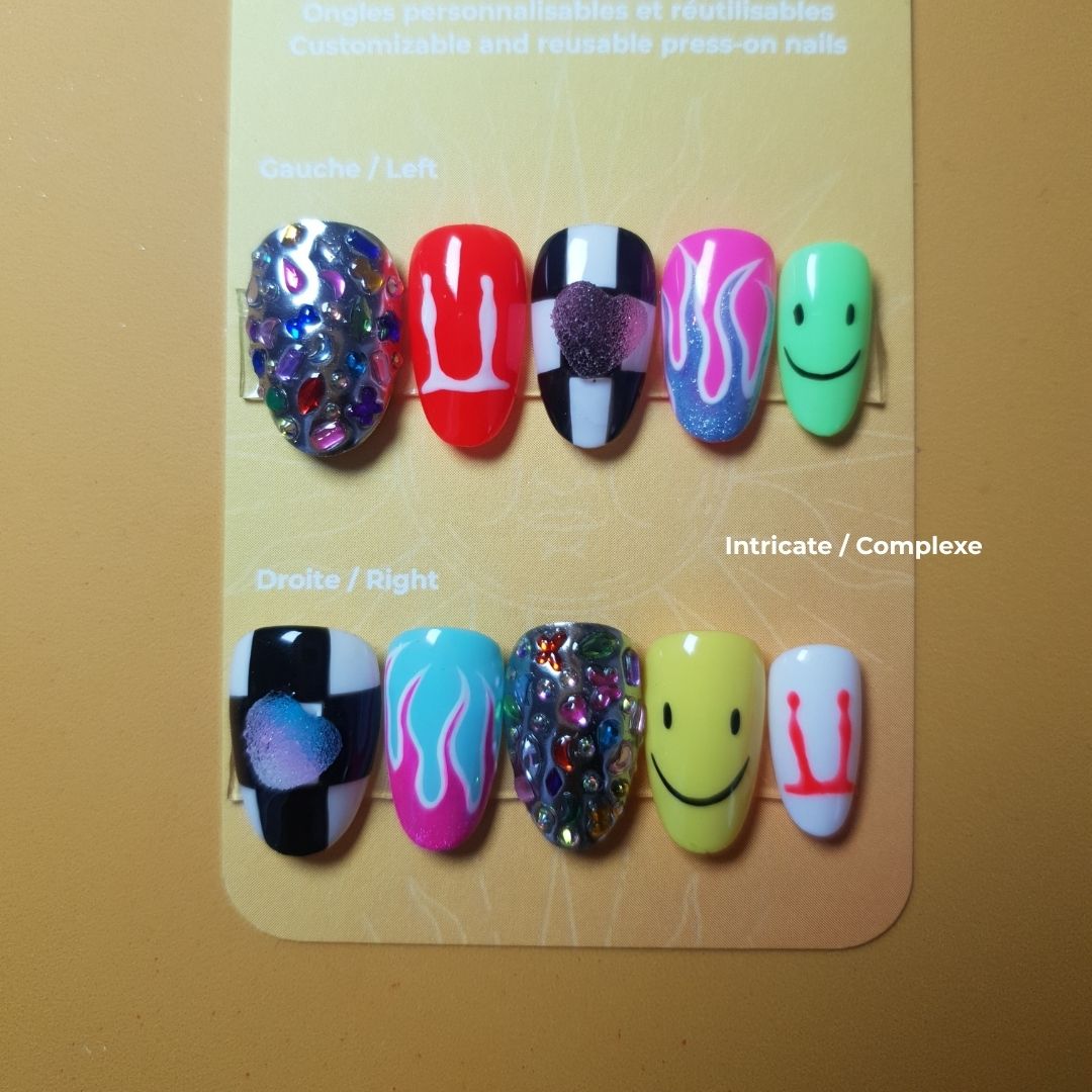 Custom press-on nails example 8