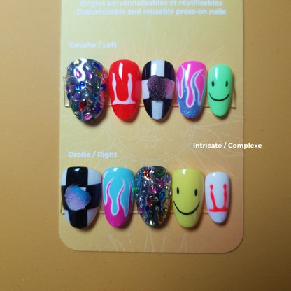 Custom press-on nails example 8