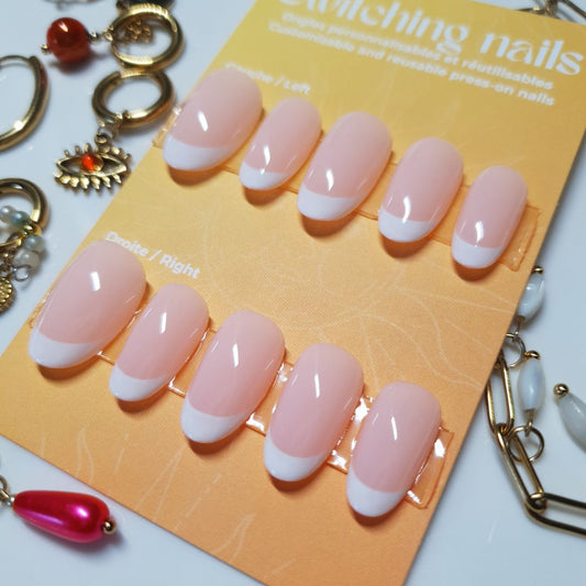French press-on nails 1