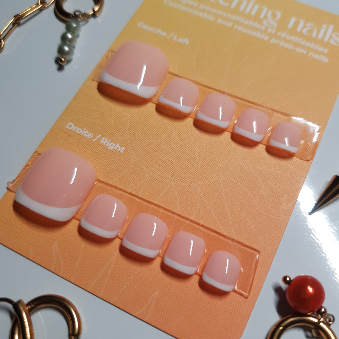French press-on nails 5