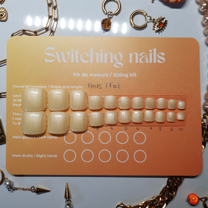 Ready to wear sizing kit for feet 1