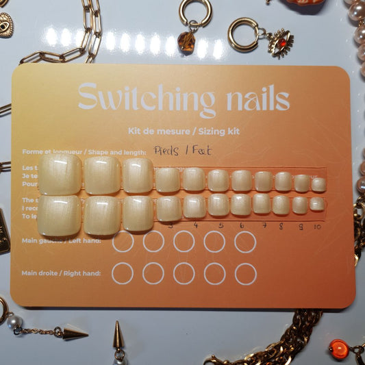 Ready to wear sizing kit for feet 1