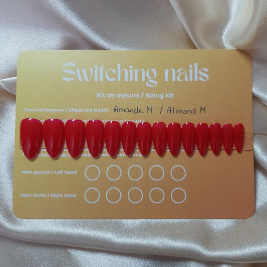 Ready to wear solid color press-on nails 1