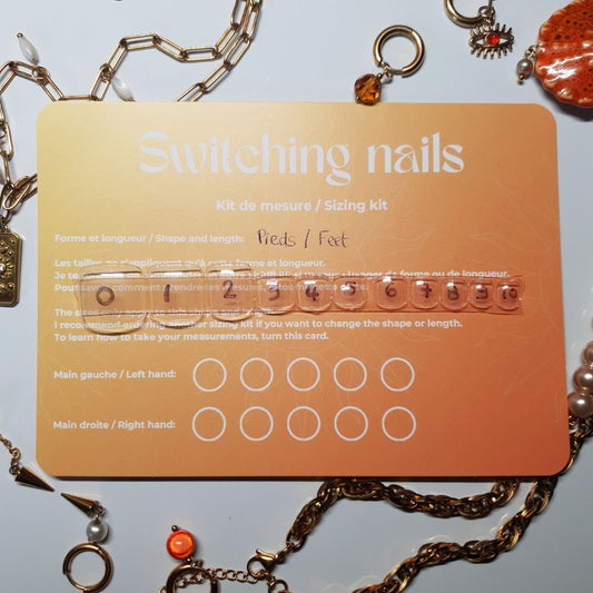 Sizing kit for feet 1